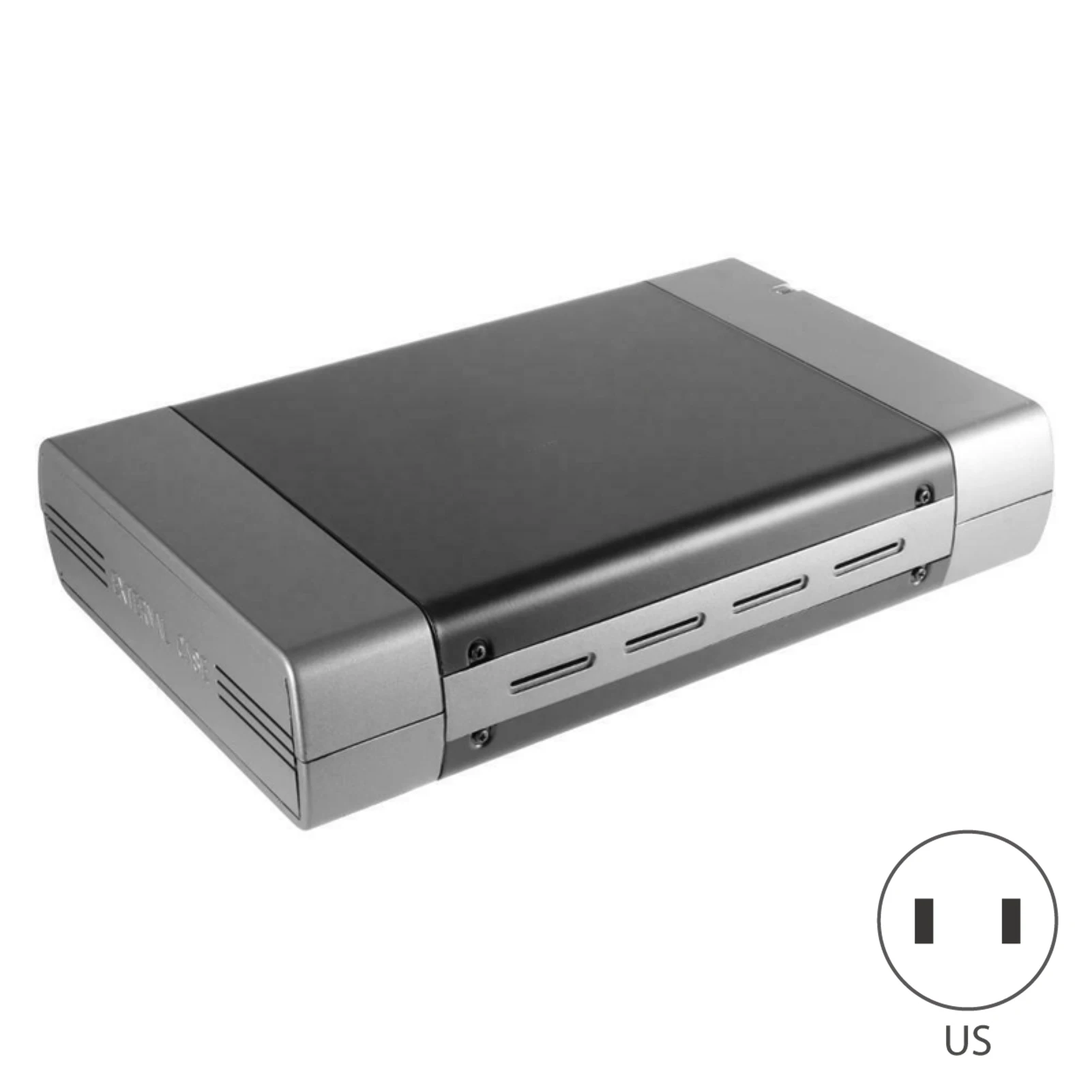 Nuovo 5.25 pollici USB 2.0 External SATA Optical Drive Enclosure Caso Box Adattatore per PC