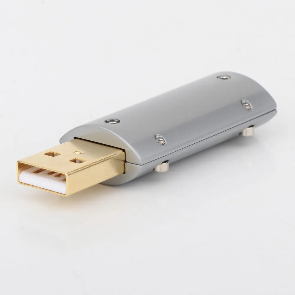 New A50G/B50G I-END 24K Gold Plated USB2.0 Plug USB A, USB B  Cover Audio USB shell Connector DIY Hi Fi USB Cable