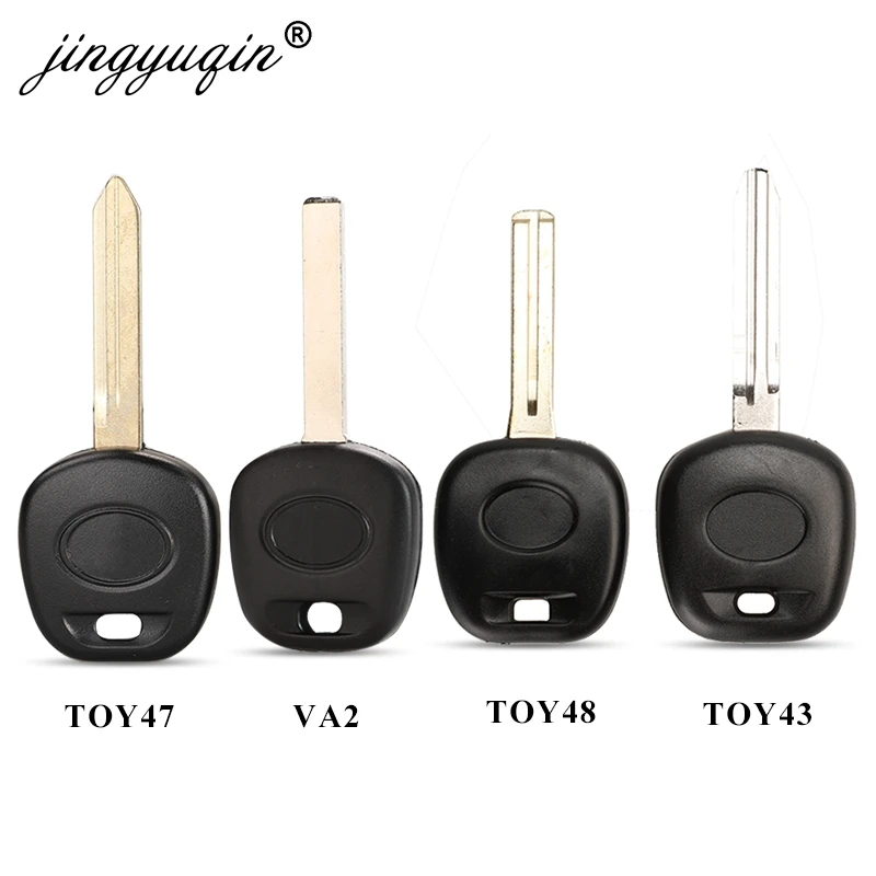 Jingyuqin Neue Ersetzen Remote Transponder Zündung Auto Schlüssel für Toyota Tacoma fit Lexus TOY48 / Toy43 Klinge Keine Chip