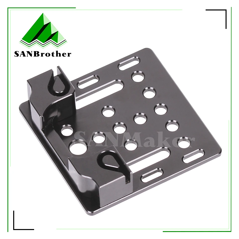 V Gantry Plate V-Slot Opensource X-axis Slider Aluminum Plate With Timing Belt Buckle Buckle 2020 Profile Board 3d Printer Part