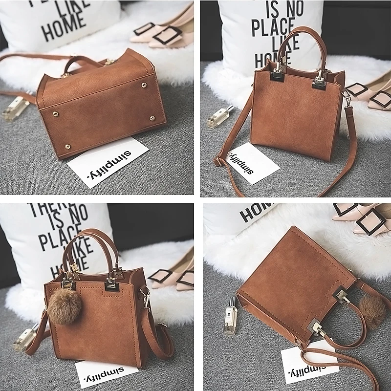 Female Shoulder bags for women 2024 New fashion crossbody bag luxury handbags women bags designer travel Hairball bag