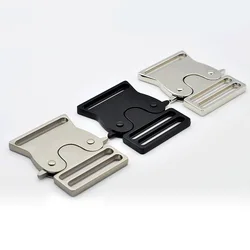 2 pcs Quick-Release Buckle Metal Automatic Buckles Belt Adjustable Elastic Waist Belt buckles Accessories