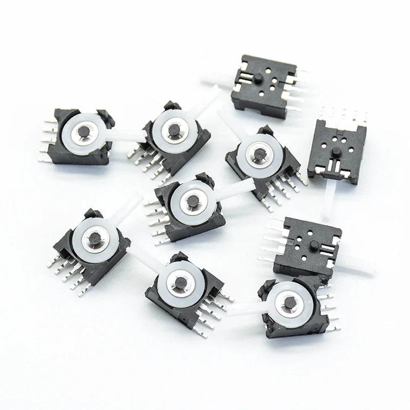 10pcs black detection rocker limit swing movement rocker switch 5 feet reset left and right mini micro switch  toggle switch