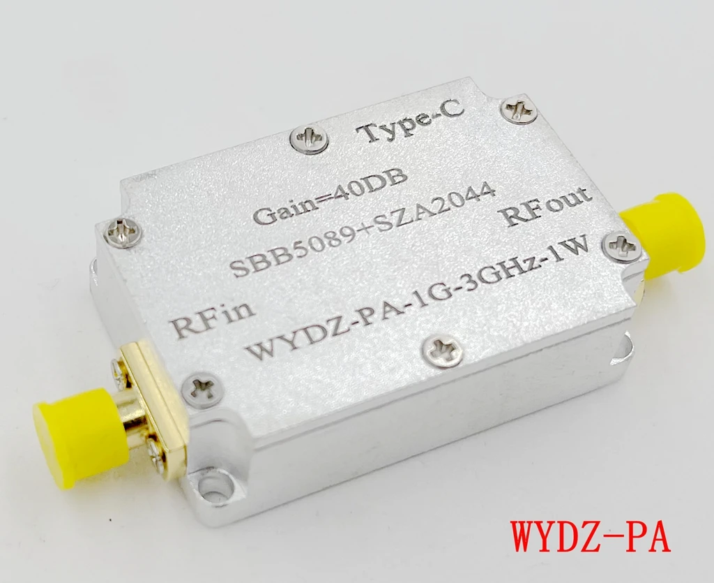Micro-ondas amplificador de potência unidirecional sbb5089 + sza2044 2.4ghz 1w 30dbm rf amplificador de potência