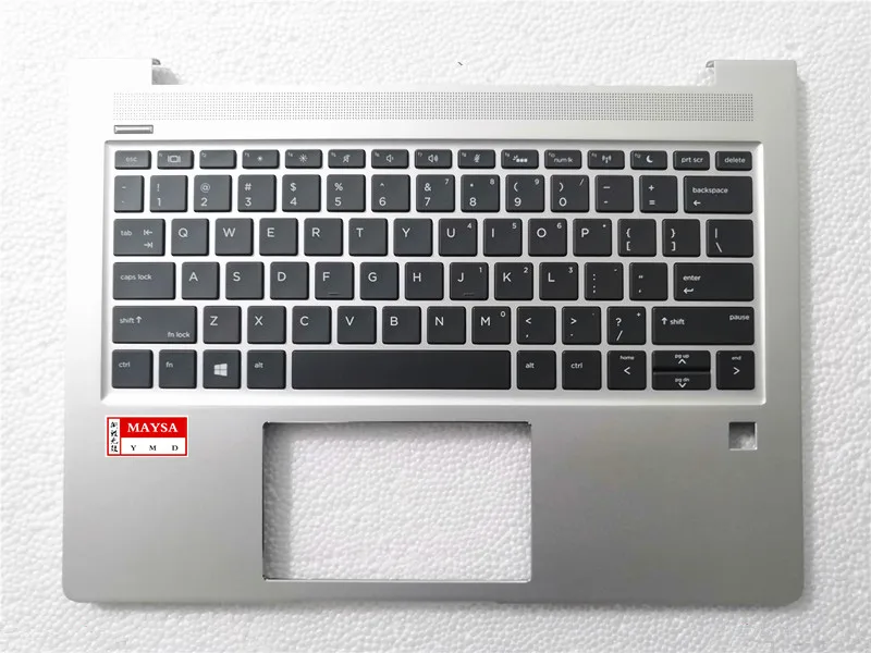 Original Palmrest for HP Probook 13 430 G6 Top Cover with US non-backlit / Backlit Keyboard L44548-001 L44547-001 US Sliver