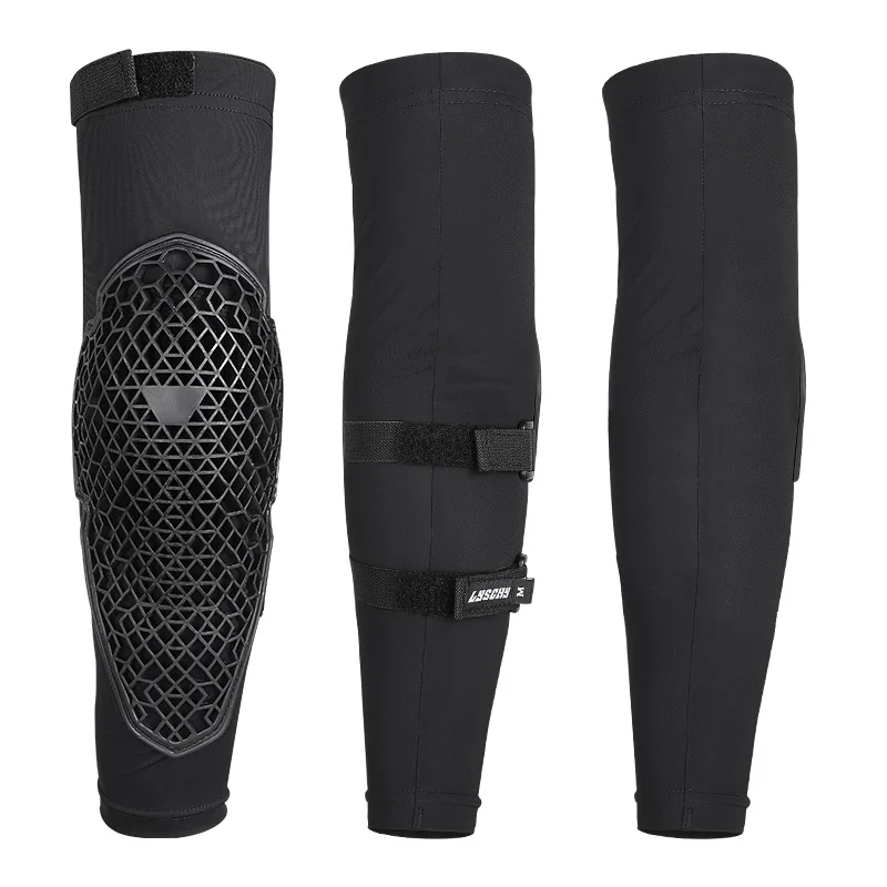 LYSCHY Summer Motorcycle Riding Soft Ice Sleeve Elbow Pads Motocross Mtb BMX DH ATV Protective Gear Bike Racing VEMAR Knee Brace