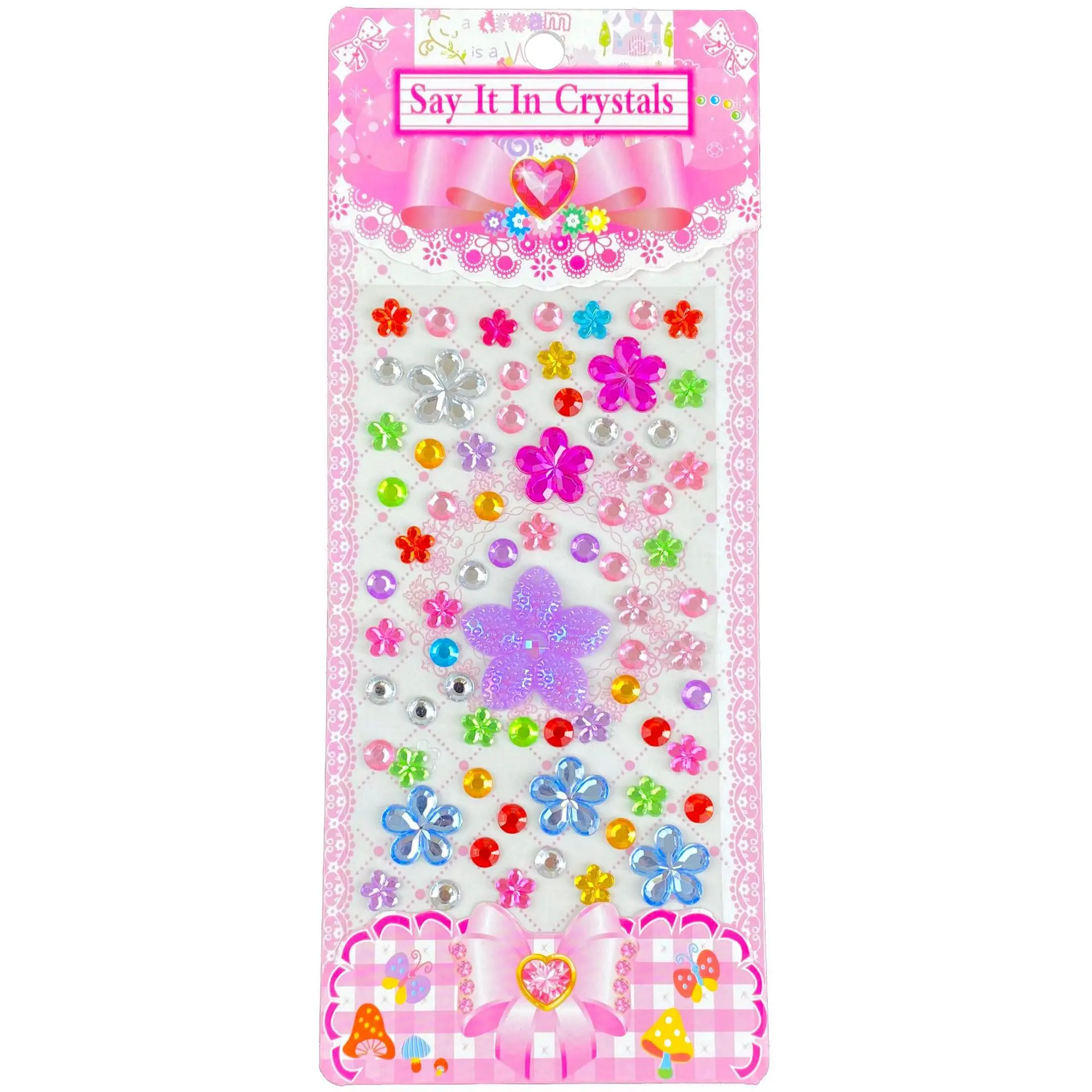 Kawaii Sticky Crystal Scrapbooking Home Sticker Note Creative School Office Supply Stationery Bookmark Phone Case Rhinestone DIY