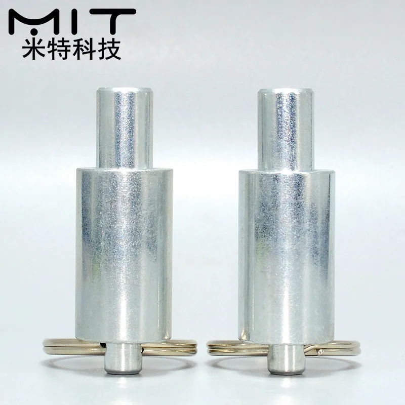 1PcแหวนดึงการจัดทำดัชนีPlunger Fixed Pin Quick Release Pinsฤดูใบไม้ผลิIndex PlungersทรงกระบอกBoltเส้นผ่านศูนย์กลางM8 M10
