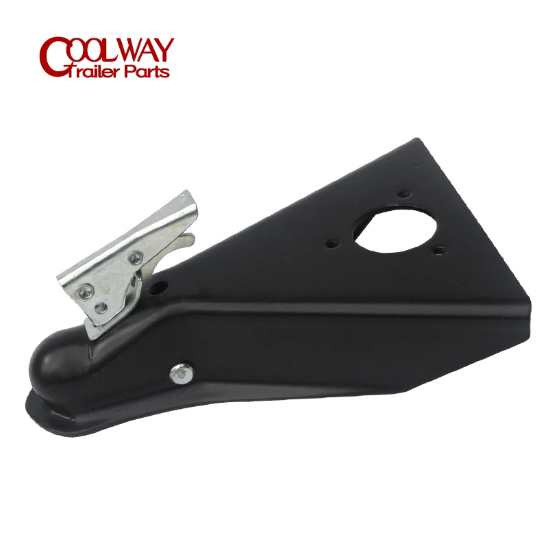 A-Frame Trailer Coupler CAP 5000Ibs Fits 2Inch Ball Black Hitch Couping RV Parts Camper Caravan Accessories Components