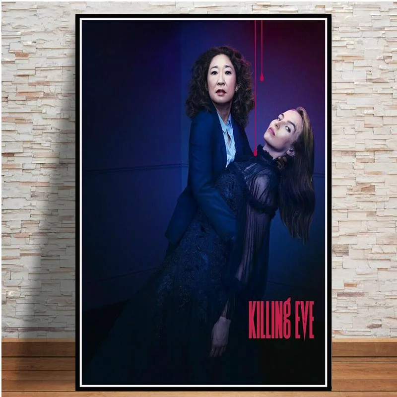 Poster And Prints Hot New Killing Eve USA TV Series Show Movie Gift Wall Art Canvas Oil Painting For Living Room quadro cuadros