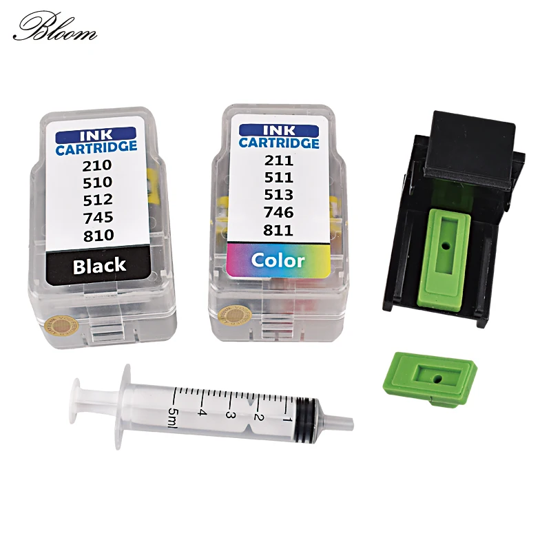 PG 510 511 compatible ink cartridge for canon PIXMA IP2700 IP2780 IP2880 MP240 250 260 270 280 480 smart cartridge refill kit
