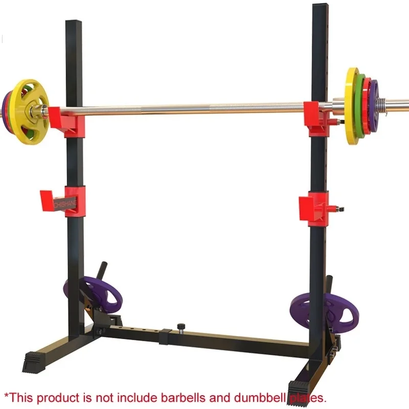 Barbell Rack Weight Support Bar-Bell Gym Equipment Dumbbells For Weight Bench Power Rack Height Adjustment Dumbbell Stand