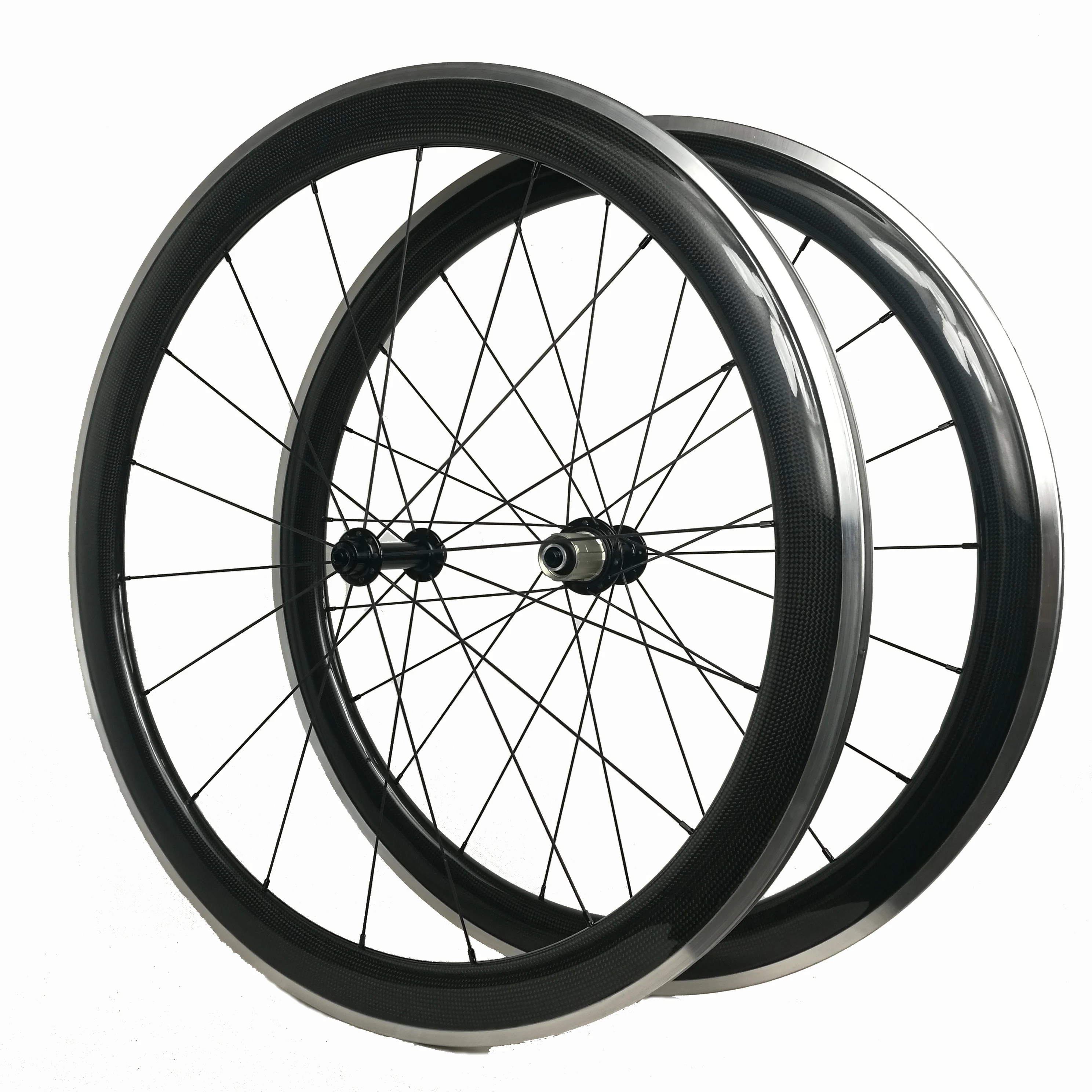 Cycle Alloy Clincher Wheelset 50mm 700C Roue Alu Carbon Rim Aluminum Road Wheels 23mm Width ODM Factory Sales Nice Performance