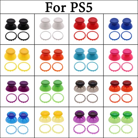 TingDong For Sony Dualsense 5 PS5 Controller 3D Analog Mushroom Cap…