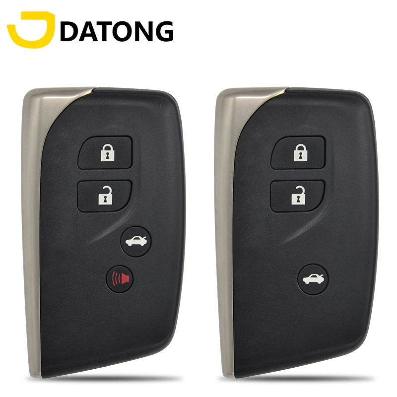 Datong World Remote Control Car Key Shell Case For Toyota Lexus LS460 LS600h 2014 2015 2016 Replacement Promixity Card Cover