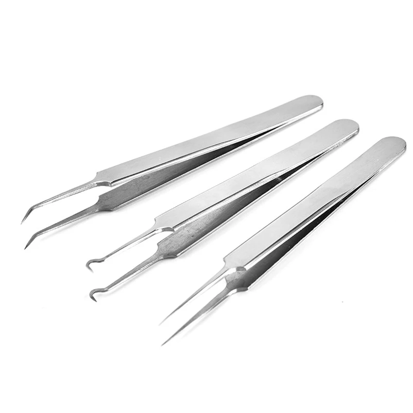 1Pc Facial เข็มสิว Comedones คลิปเครื่องมือ,สแตนเลสสตีล Blackhead Remover Extractor ทำความสะอาดความงามเครื่องมือ