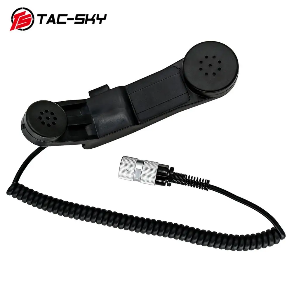 tac-sky-h-250-ptt-tactical-headsetinterphone-fitting-6-pin-handheld-speaker-microphone-ptt-，for-an-prc-148152152a-6-pin-h250-ptt