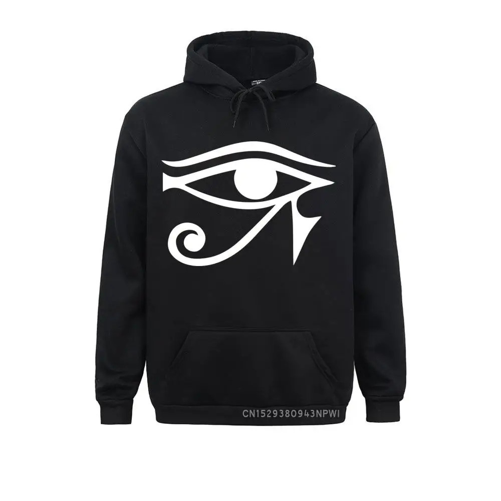 Eye Of Horus Hoodies Men Egyptian God Print Anime Pullover Homme Moon Signal Simple Hipster Egypsweatshirts EU Size