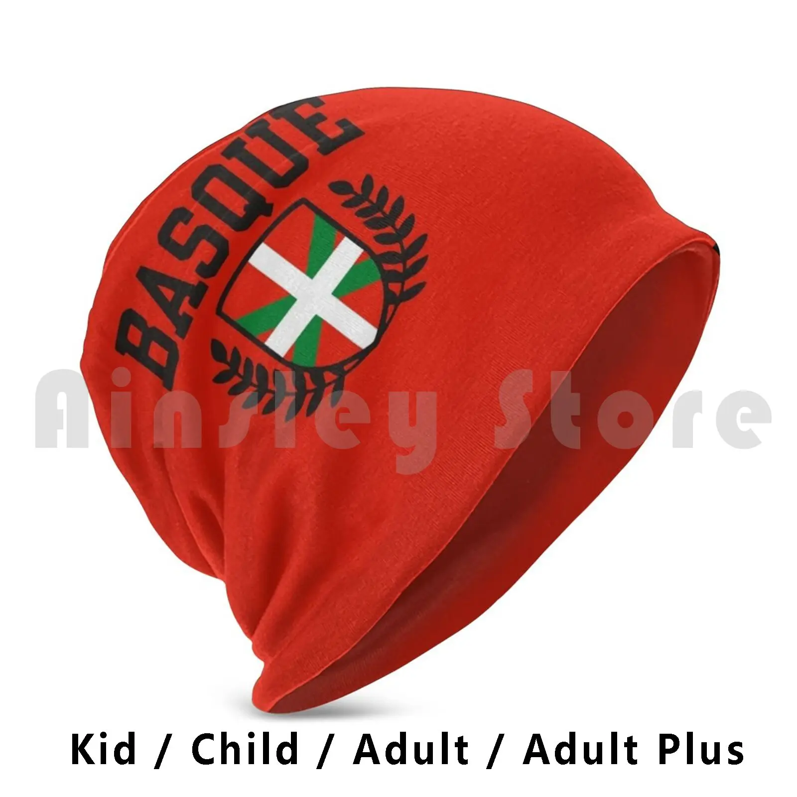 Basque Beanies Knit Hat Hip Hop Basque Spain Basque Country Euskadi Bilbao Flag Country Spanish Europe