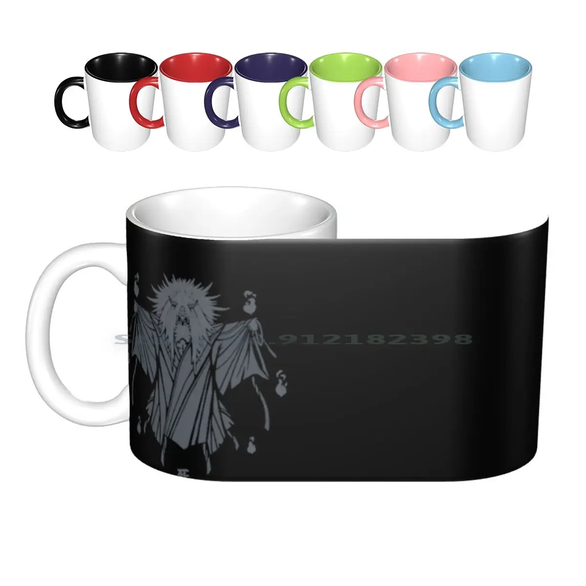 Dead Demon Consuming Seal Ceramic Mugs Coffee Cups Milk Tea Mug Dead Demon Consuming Seal Shippuden Manga Sasuke Sharingan