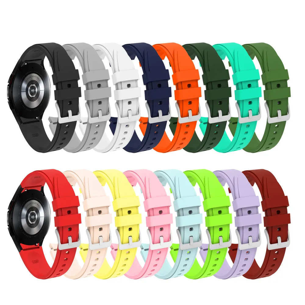 Strap For Samsung Galaxy Watch 4 44mm 40mm 5 pro smartwatch Silicone Sport correa Bracelet Galaxy Watch 4 classic 46mm 42mm band