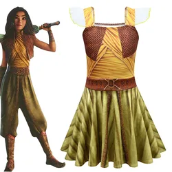 Ballet Dress Little Girl Princess Dresses Children Summer Raya Cosplay Clothes Kids Party Dress Raya and The Last Dragon Costume