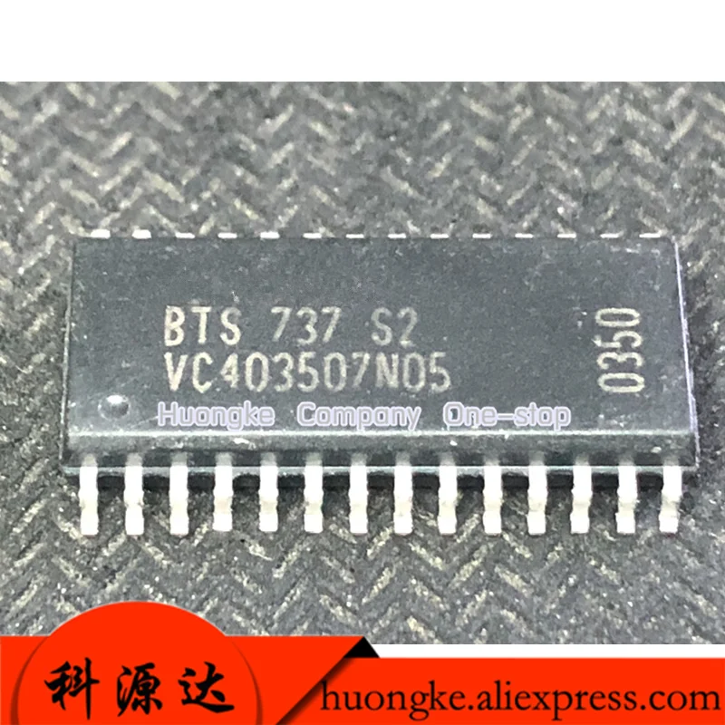 

5 шт./лот BTS737 S2 BTS737S2 BTS737S3 S3 SOP-28 Интеллектуальный высокосторонний выключатель питания, четыре канала: 4 x 35 мОм, расширенный датчик тока