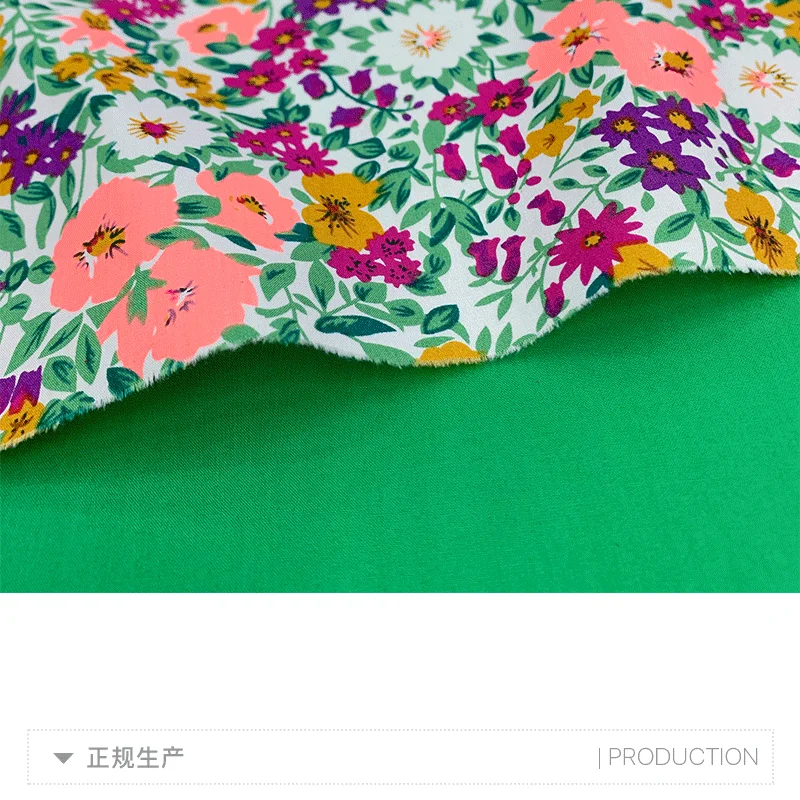 150x50cm Summer Clothes Women\'s High-Grade Cotton Small Flower Fabric DIY Handmade  Clothing Cloth