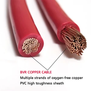 SC telindeki Terminale akü Bağlantı Kablosu, Seri için Bakır Tel, Aracın Aküsü ve Paralel bir sistem, UPS, İnvertör, 8, 6, 4, 2AWG, 10, 16 ve 25 mm2 8 akü, 8 ve 4 v akü paketinde büyük satışlar-no. 8