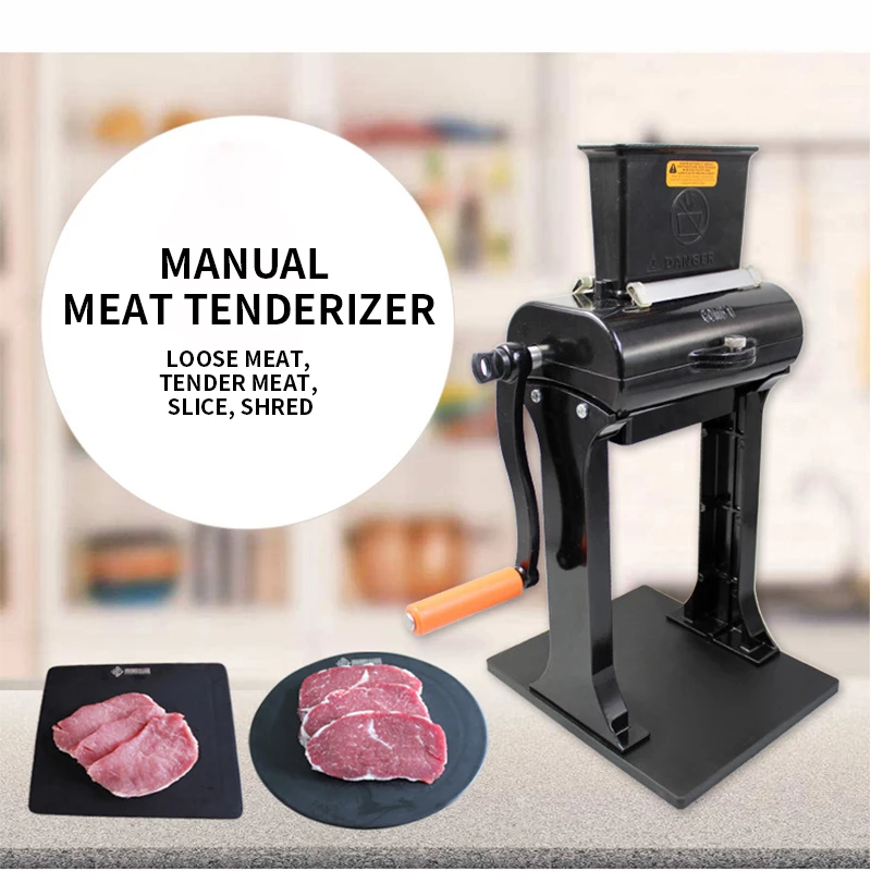 ماكينة تفريغ اللحوم اليدوية BR118 ماكينة تقطيع وتقطيع اللحوم متعددة الوظائف بشفرة من الفولاذ المقاوم للصدأ متساويةًا