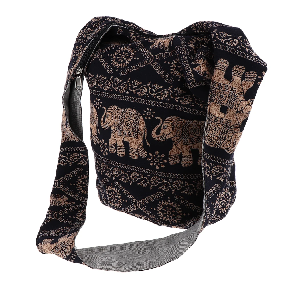 Thai Hippie Crossbody Bags Bohemian Hippie Crossbody Bag Hobo Sling Bag Handmade Messenger Shoulder Bag