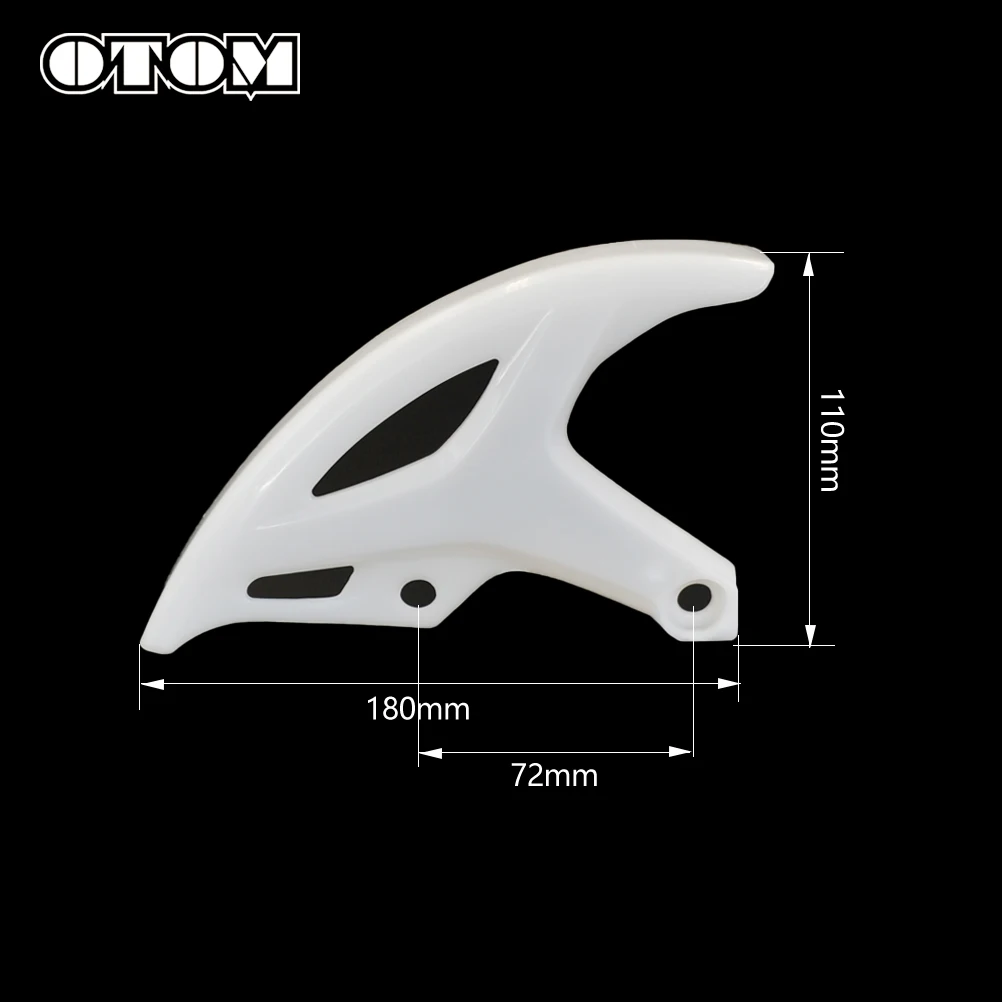 OTOM Motorcycle Rear Brake Disc Protective Cover Rotor Guard Lid For HONDA CR125 CR250 CRF250R CRF250X CRF450R Motorbike