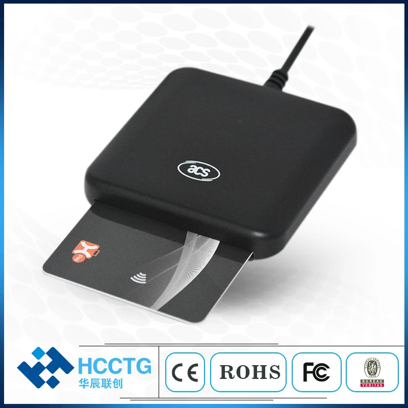 Imagem -04 - Mini Microplaqueta Usb Micro b do Iso 7816 Emv ic tipo c tipo um Leitor de Cartão Inteligente Acr38 39u Series