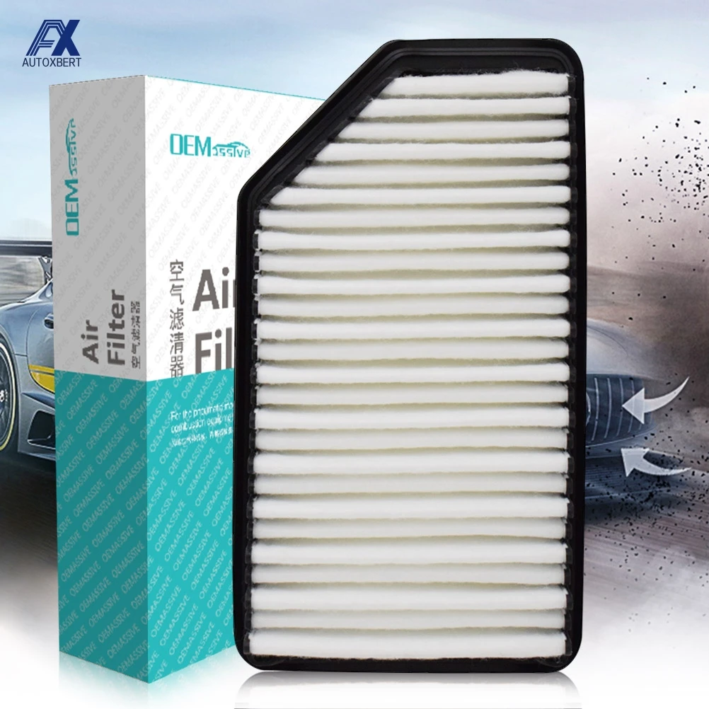 Filtro de aire del motor del coche, Kit de accesorios para Hyundai Accent Solaris Verna Veloster, Kia Soul Rio Pride 28113-1R100 281131R100