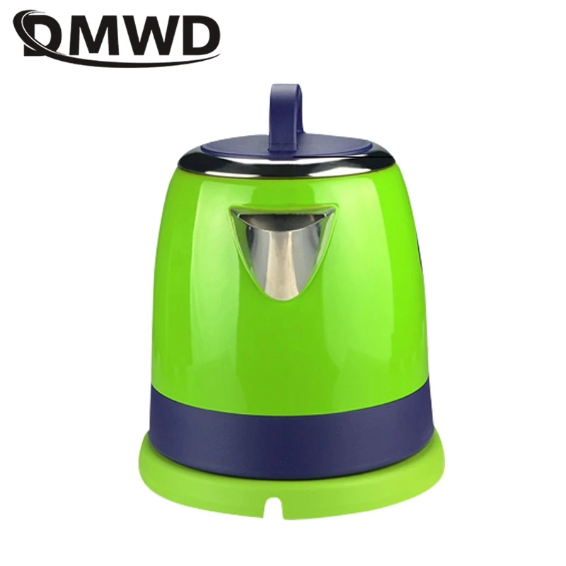 DMWD 0.8L Mini Ketel Listrik Pribadi Water Heater 220V Portabel Perjalanan Teko Otomatis Power-Off Anti Kering pembakaran