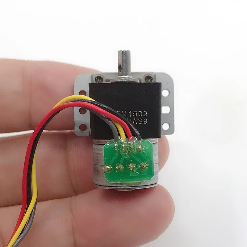 مايكرو صغير 15 مللي متر الدقة كامل المعادن والعتاد محرك متدرج تيار مستمر 5 فولت 2-Phase 4-Wire خطوة موتور تروس