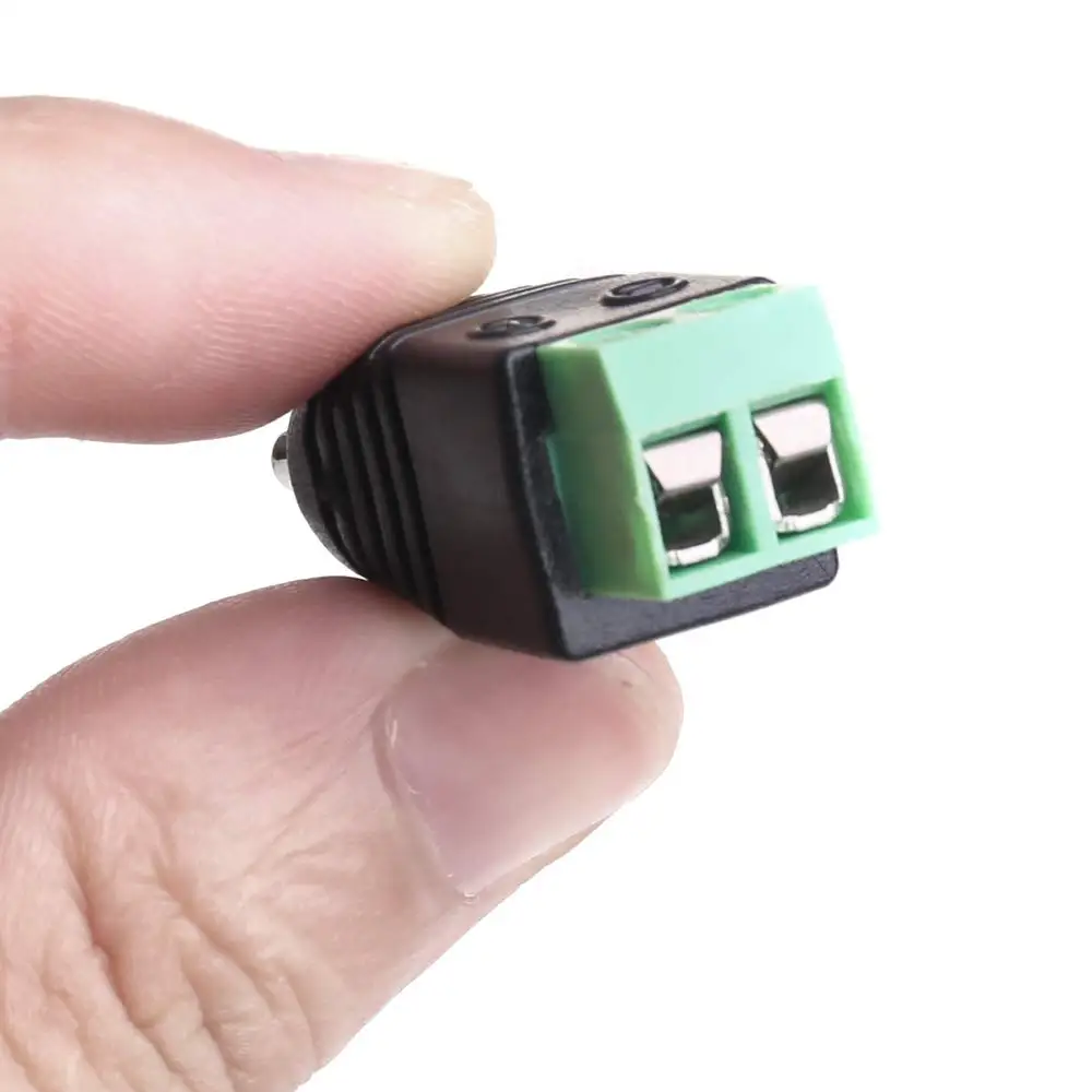 10Pcs 2 Stuks Bnc Connectoren Mannelijke Rca Plug JR-R55 Met Audio Naar Terminal Block Voor Cctv Camera Ahd Cvi camera Camera