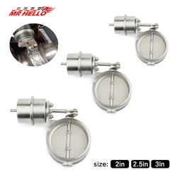 new 2'' 2.5'' 3'' Stainless Steel Exhaust Control Valve Cutout Set Vacuum Actuator CLOSED Style Pipe Pressure:About -2psi-5.5psi