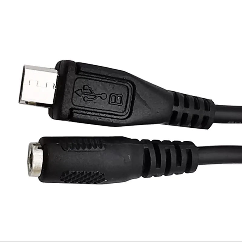 0.2m DC Power Jack Female 3.5x1.35mm to USB Micro USB Male 3A 22AWG Pure Copper Cable 20cm Tablet Computer Mobile Phone Charging