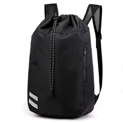 NEW Unisex Sports Backpack Oxford Fabric Bucket Drawstring Waterproof Outdoor Soccer Football Basketball Backpack Bags