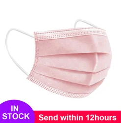 Mask Disposable Face Mask Earloop Mouth Mask Filter Non-woven Melt Blown 3Ply Mascarilla mascarilas In Stock
