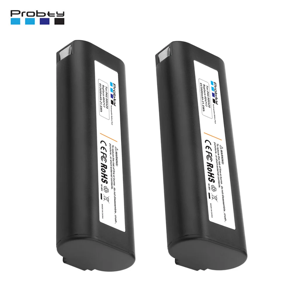 2 Pcs 6V 3600mAh NI-MH Battery Replacement For Paslode 404717 B20544E BCPAS-404717 404400 900400 900420 900600 power tool