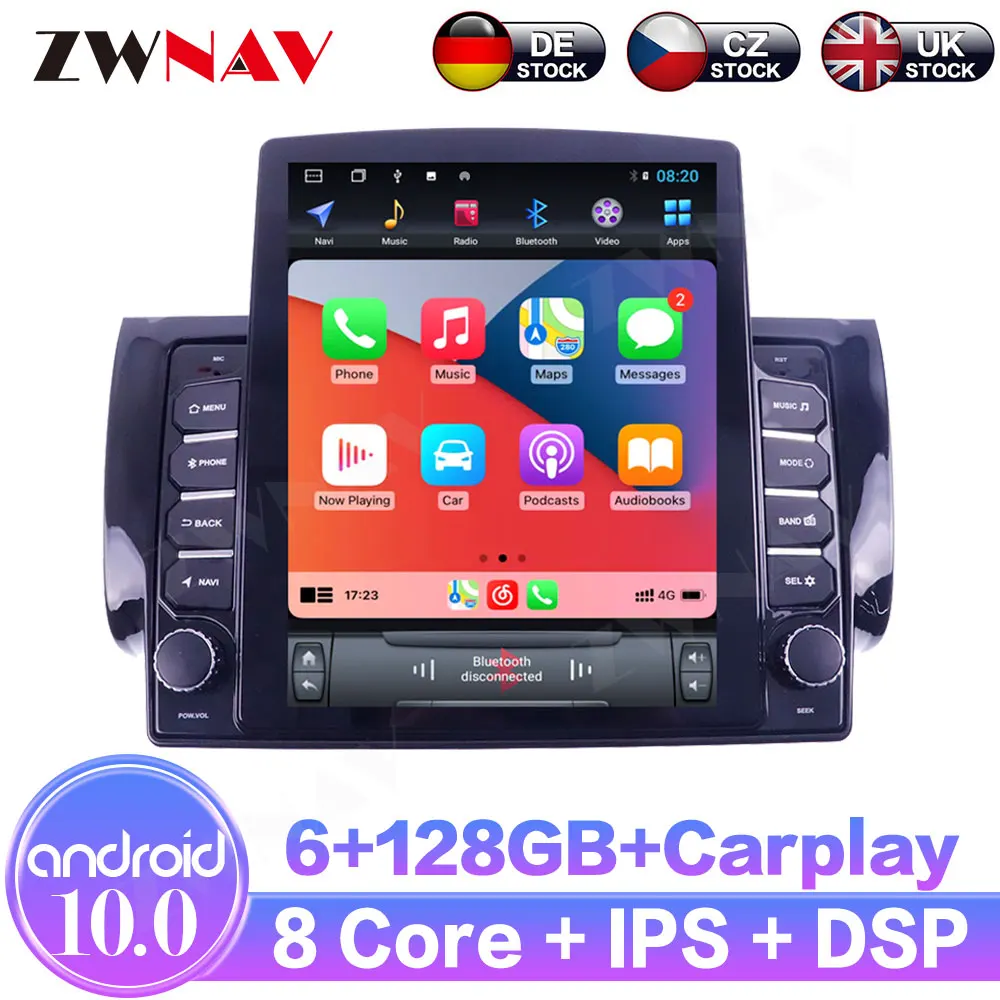 For Nissan Sylphy 2012+ Android10.0 6+128GB IPS Touch Screen Receiver Car Multimedia Radio Player Car GPS Navigation DSP Carplay