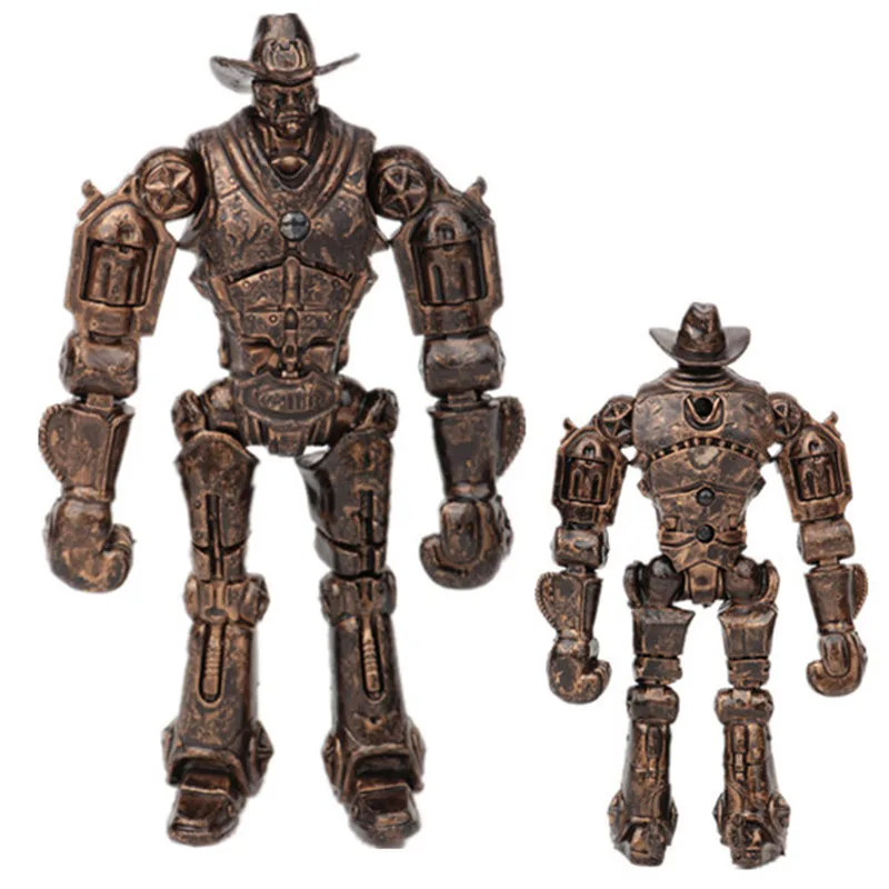 8 sztuk/zestaw prawdziwe stalowe zabawki figurki akcji Atom Movie Zeus Twin miasta Midas Robot pcv 13cm Anime non-jakks robot Christmas Gift