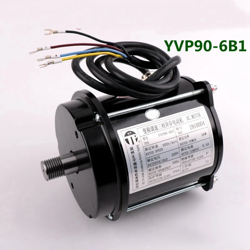 1pcs YVP90-6B1 Elevator Frequency Conversion Speed Regulation 3 phase Asynchronous Motor AQ1H773