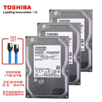 Toshiba 500GB ordenador de escritorio hdd 3,5 ""disco duro mecánico interno SATA3 6 Gb/s disco duro 1TB 2TB 5700-7200 RPM buffer