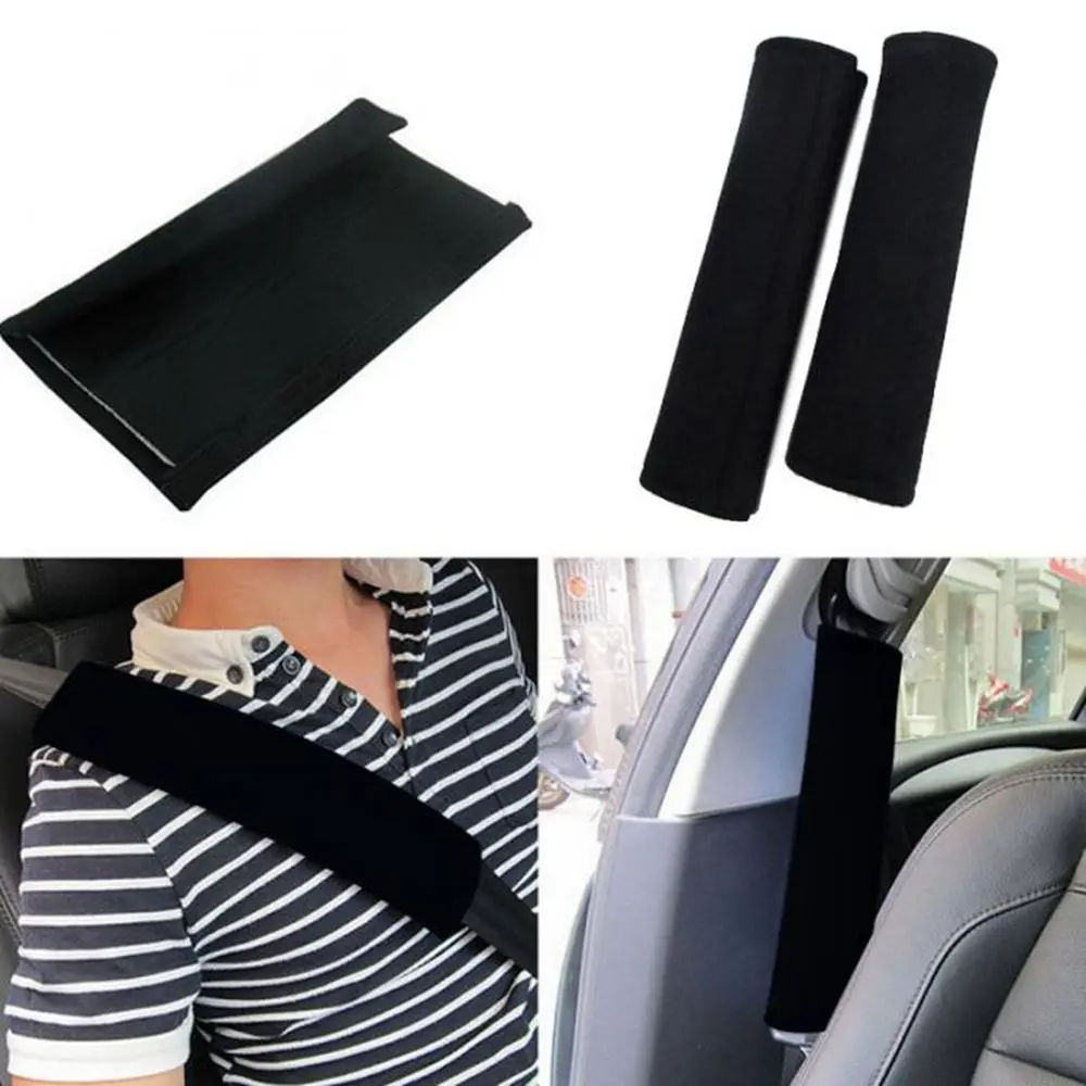 2Pcs New Cushion Soft Safety Shoulder Strap Covers Harness Car Seat Belt Pads