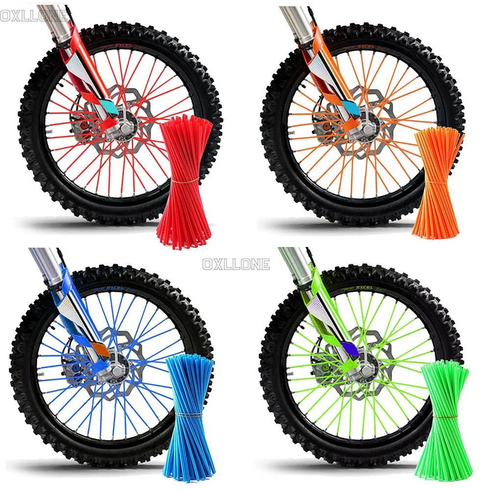 Motorcycle Dirt Bike Enduro Off Road Rim Wheel Spoke Skins For Yamaha YZ125 JYM125-9 PW50 YZ85 / LW YZ450F YZ250 YZ 250 F WR450F