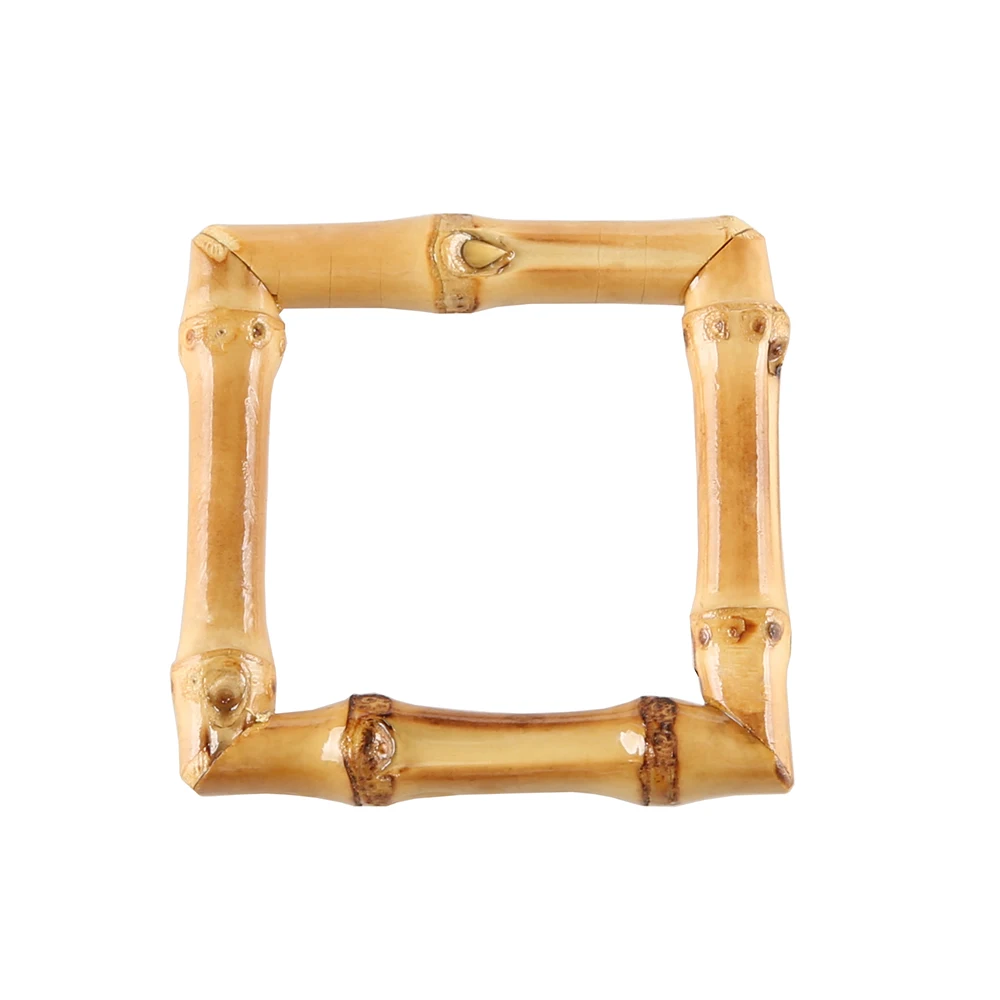

Restaurant Handmade Square Wood Wooden Real Natural Bamboo Root Napkin Ring