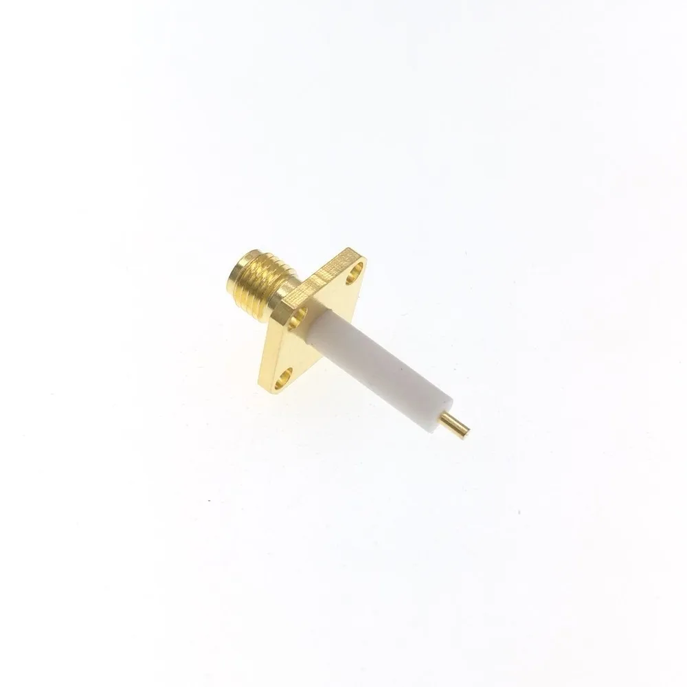 10pcs SMA Female Panel Connector With Long Dielectric